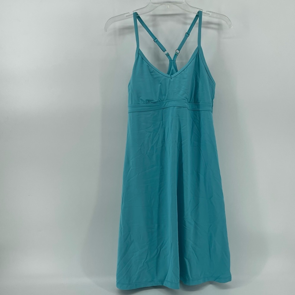 Athleta Shorebreak Swim Dress Blue Small 739781